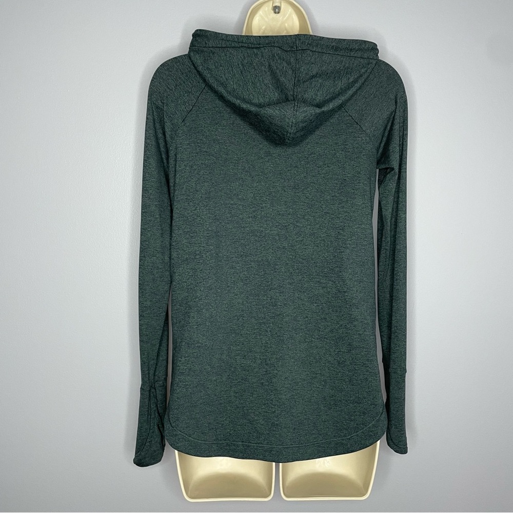 Athleta Uptempo Elevate Hoodie Sweatshirt Bali Green Oceanic Teal - Picture 8 of 10